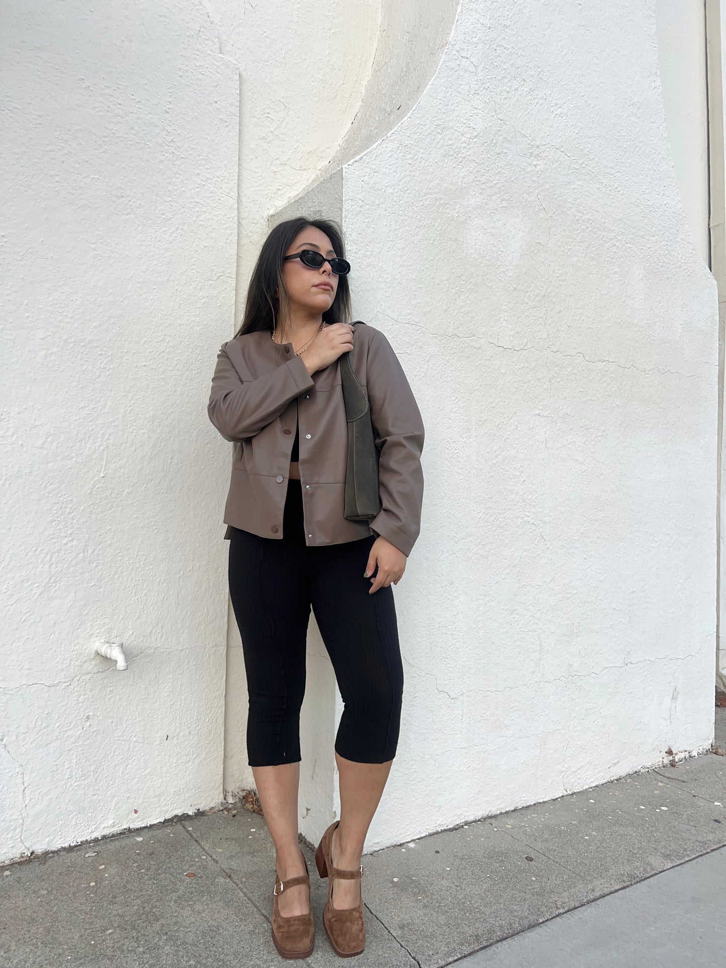 Truffle Leather Jacket