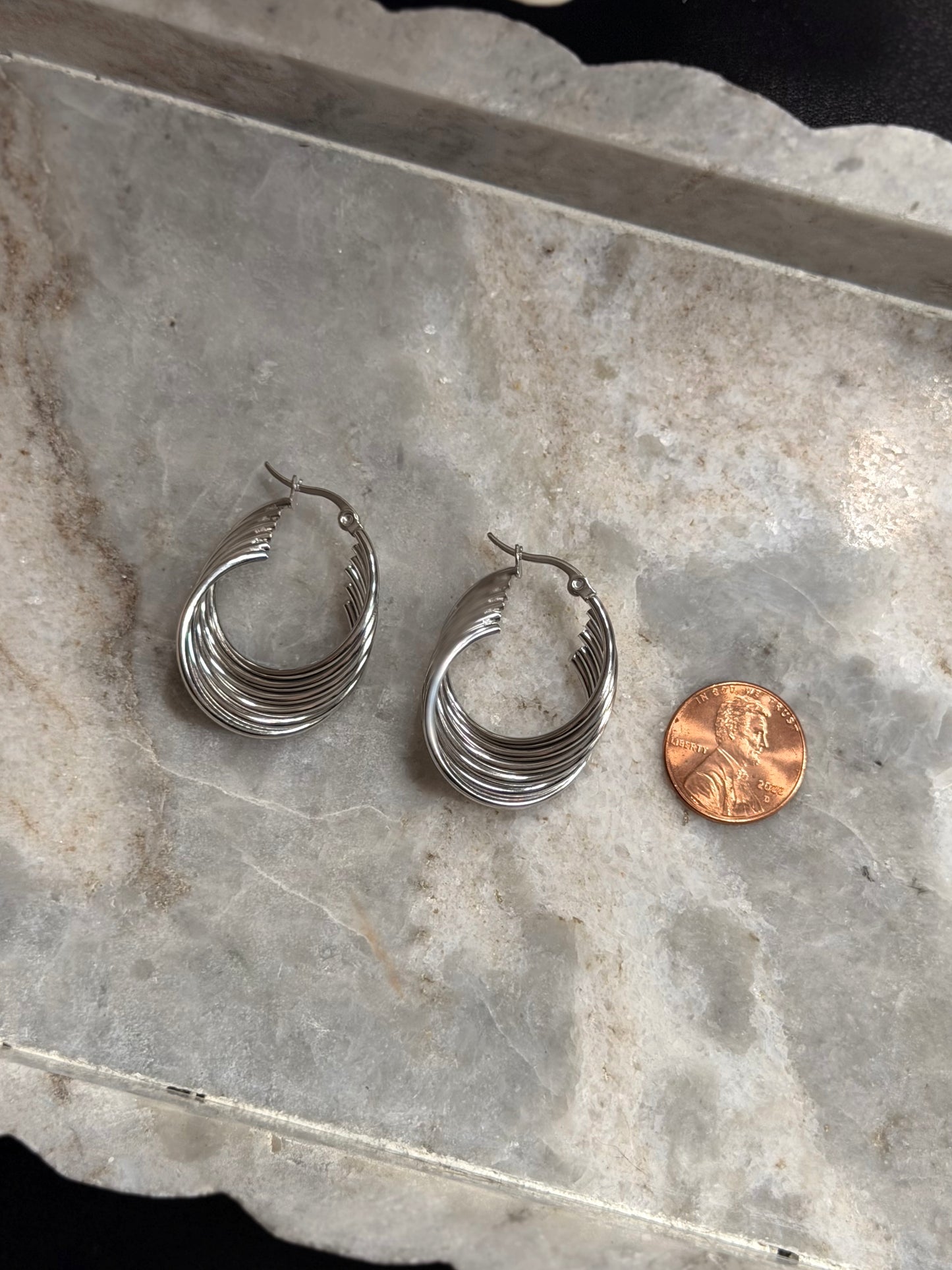 Monaco Earrings (Silver)