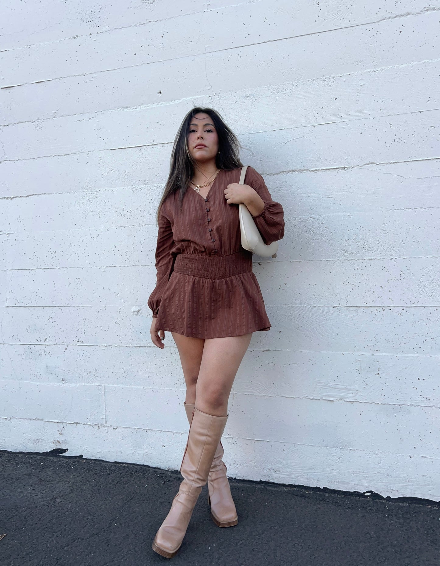 Chestnut Romper