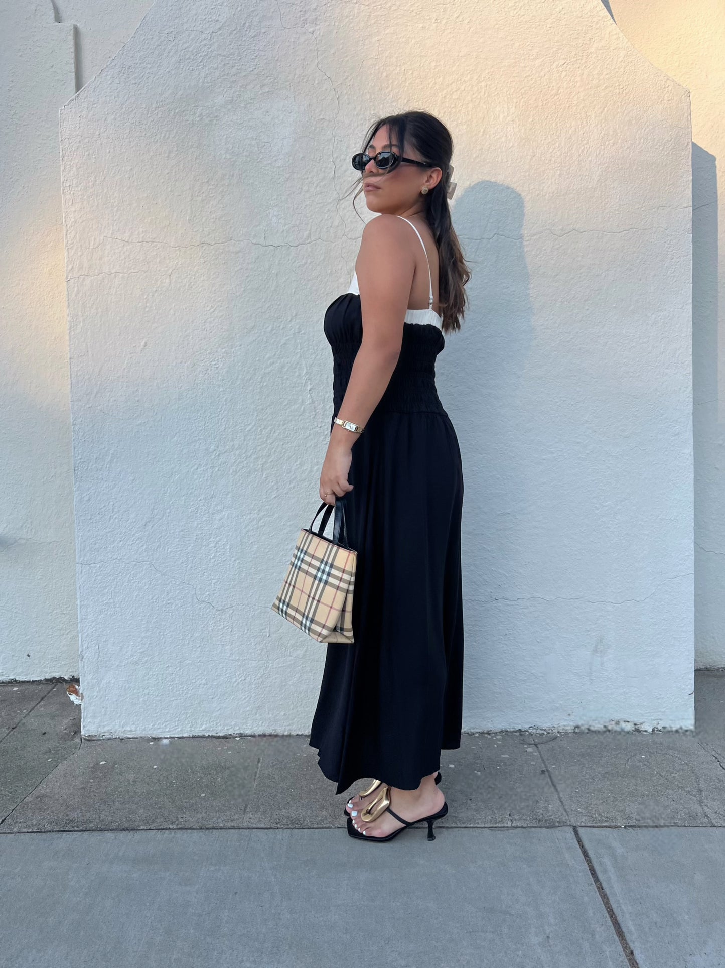The Contrast Maxi Dress