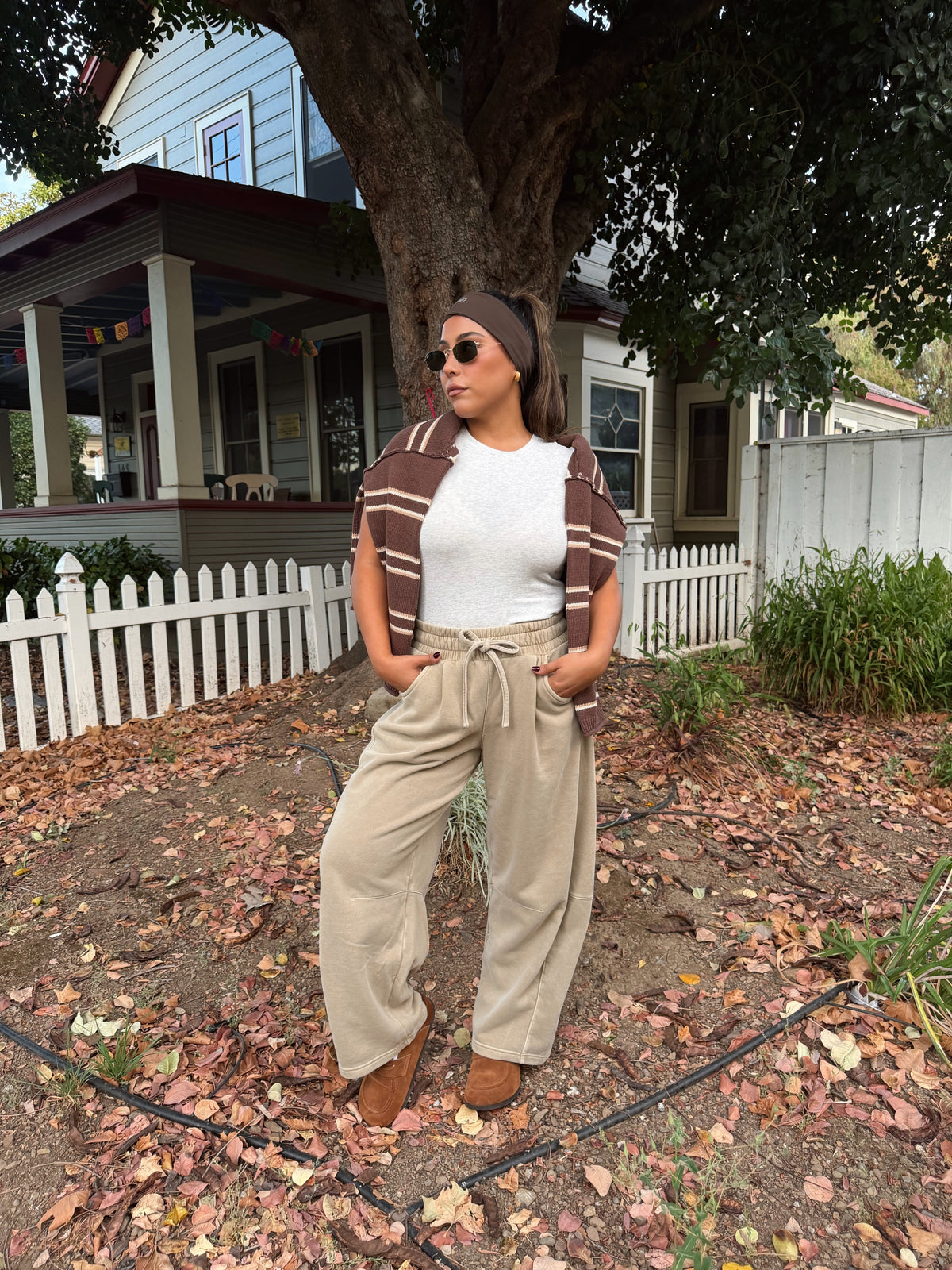 Cashew Barrel Sweatpants