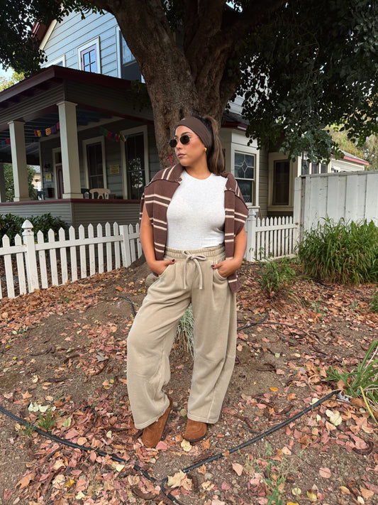 Cashew Barrel Sweatpants