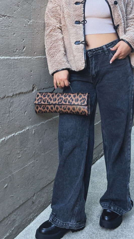 Milan Leopard Purse