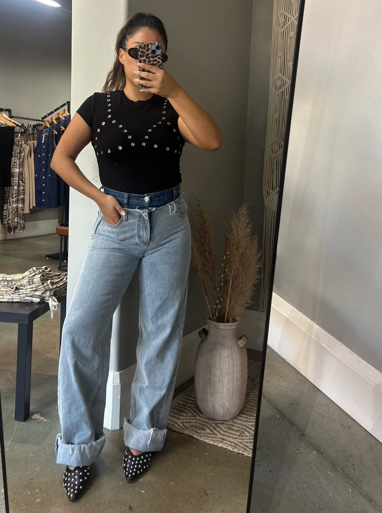 Two-toned Denim Jeans