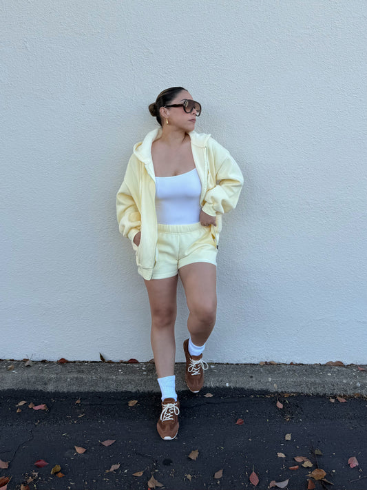 Lemon Cream Shorts
