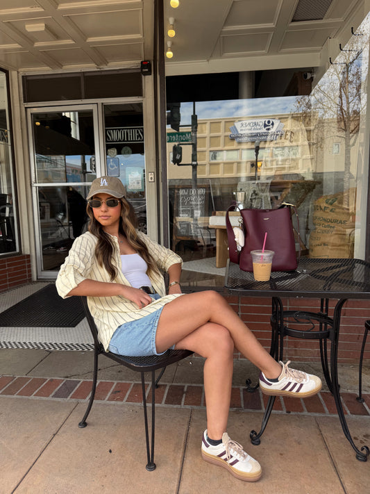Buttercream Striped Blouse