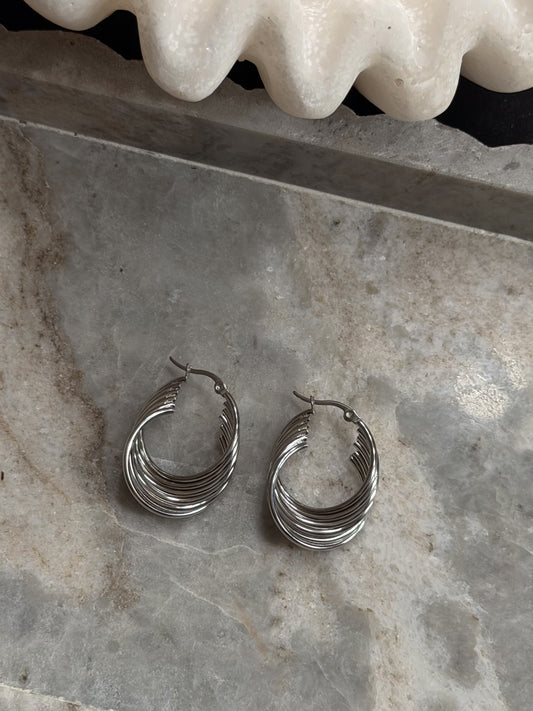 Monaco Earrings (Silver)