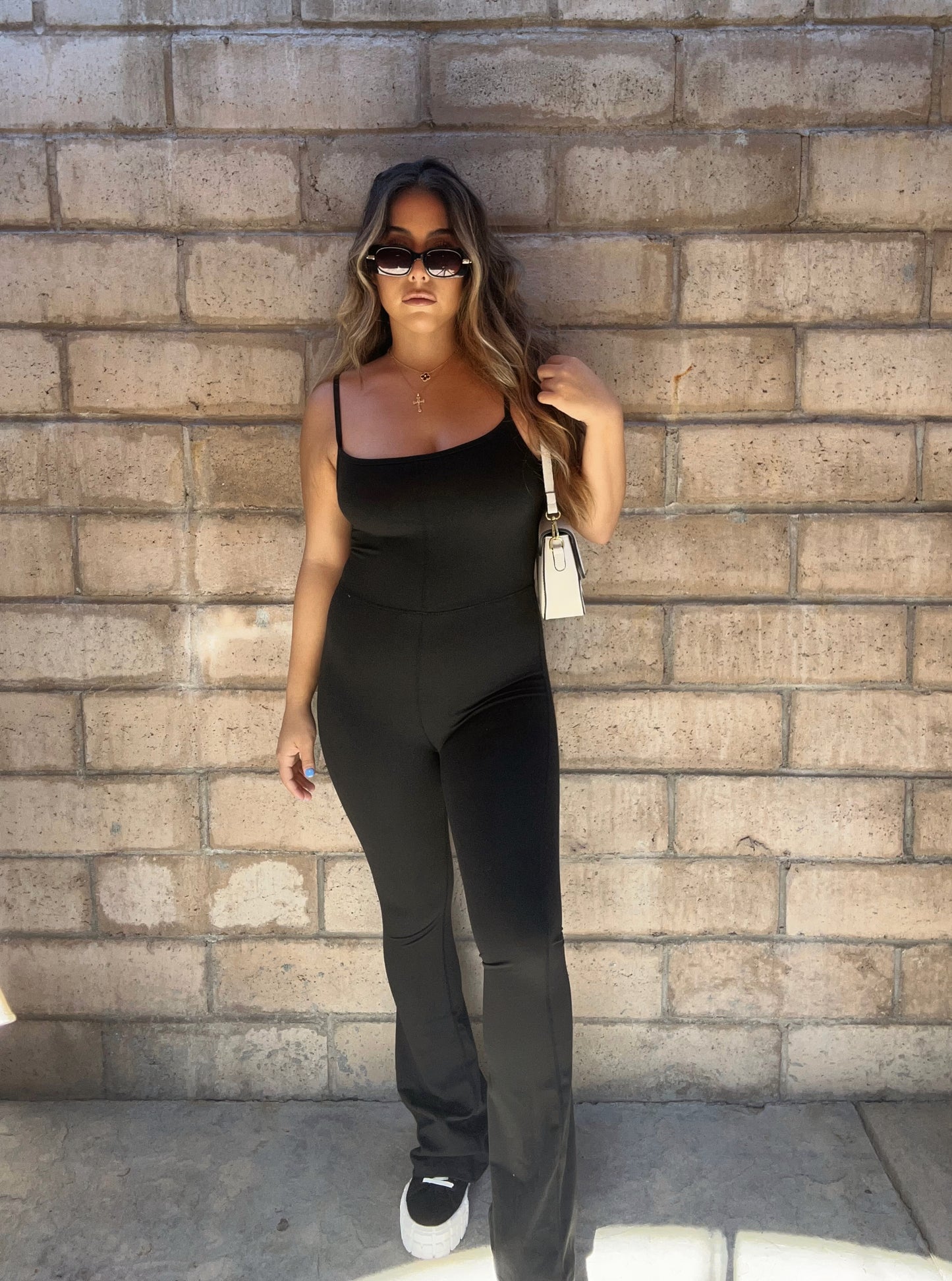 Black Flare Jumpsuit